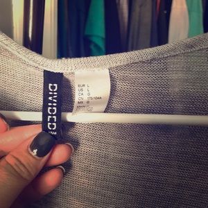 Gray light weight cardigan from H&M